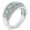 Thumbnail Image 2 of 1.00 CT. T.W. Diamond Seven Stone Vintage-Style Ring in 14K White Gold