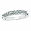 Thumbnail Image 1 of 0.10 CT. T.W. Diamond Anniversary Band in 10K White Gold