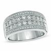 Thumbnail Image 0 of 1.00 CT. T.W. Diamond Multi-Row Anniversary Band in 14K White Gold