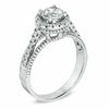 Thumbnail Image 2 of 1.05 CT. T.W. Certified Canadian Diamond Split Shank Engagement Ring in 14K White Gold (I/I1)