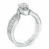 Thumbnail Image 2 of 1.00 CT. T.W. Diamond Bypass Engagement Ring in 14K White Gold