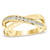 Thumbnail Image 0 of 0.25 CT. T.W. Diamond "X" Band in 10K Gold