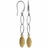 Thumbnail Image 0 of Charles Garnier Two-Tone Drop Earrings in Sterling Silver with 18K Gold Plate