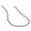 Thumbnail Image 1 of AVA Nadri Crystal Open Link Necklace in White Rhodium Brass - 16"