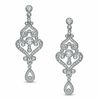 Thumbnail Image 0 of AVA Nadri Crystal Chandelier Earrings in White Rhodium Brass