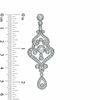Thumbnail Image 1 of AVA Nadri Crystal Chandelier Earrings in White Rhodium Brass