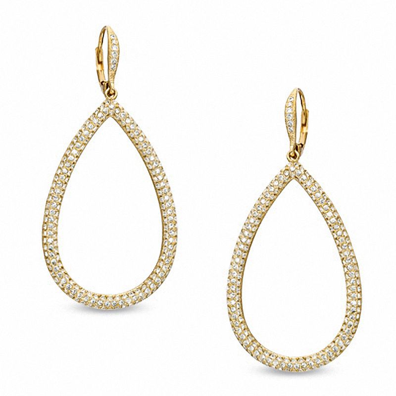 Nadri rose on sale gold earrings