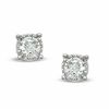Thumbnail Image 1 of 0.50 CT. T.W. Diamond Solitaire Stud Earrings in 10K White Gold