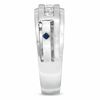 Vera Wang Love Collection Men's 0.45 CT. T.W. Diamond Wedding Band in 14K White Gold
