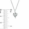 Thumbnail Image 1 of Sirena™ 0.12 CT. Diamond Solitaire Pendant in 10K White Gold