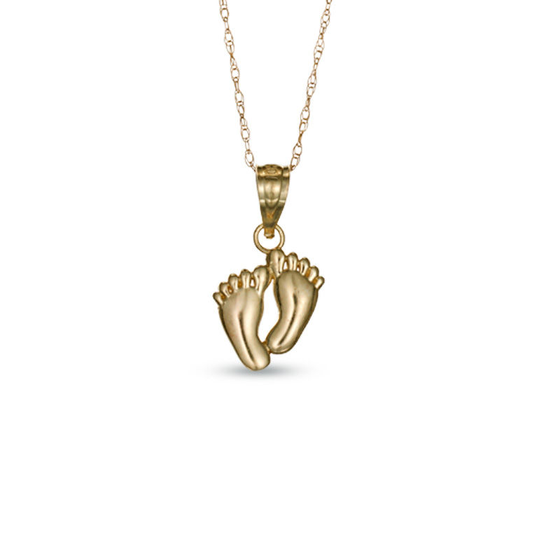 Baby Feet Pendant in 10K Gold|Peoples Jewellers