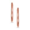 Thumbnail Image 1 of 20.0mm Hoop Earrings in 14K Rose Gold