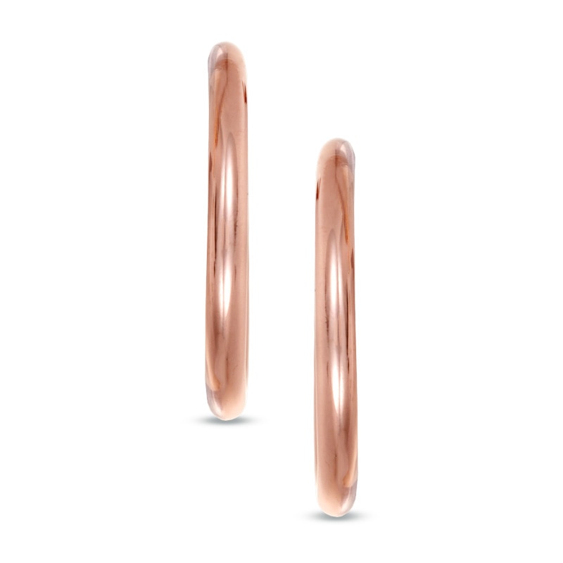 Main Image 1 of 20.0mm Hoop Earrings in 14K Rose Gold
