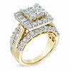 Thumbnail Image 2 of 3.00 CT. T.W. Quad Princess-Cut Diamond Frame Engagement Ring in 14K Gold