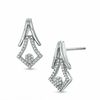 Thumbnail Image 1 of 0.12 CT. T.W. Diamond Bell Drop Earrings in Sterling Silver