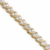 Thumbnail Image 1 of 3.00 CT. T.W. Diamond Cascading Tennis Bracelet in 10K Gold - 7.25"