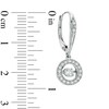 Thumbnail Image 1 of Unstoppable Love™ 0.50 CT. T.W. Diamond Circle Drop Earrings in 10K White Gold