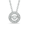 Unstoppable Love™ 0.25 CT. T.W. Diamond Circle Pendant in 10K White Gold