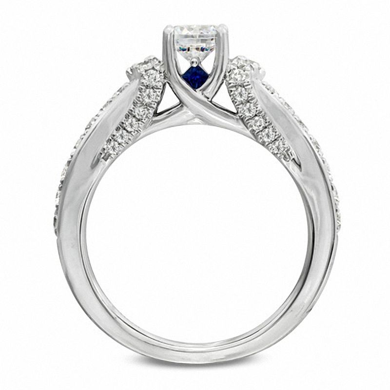 Vera Wang Love Collection 0.95 CT. T.W. Diamond Engagement Ring in 14K White Gold