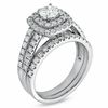 Thumbnail Image 1 of 1.47 CT. T.W. Diamond Double Frame Bridal Set in 14K White Gold