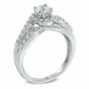 0.75 CT. T.W. Diamond Bypass Engagement Ring in 14K White Gold
