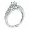 Thumbnail Image 2 of 0.75 CT. T.W. Diamond Bypass Engagement Ring in 14K White Gold