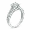 Thumbnail Image 1 of 0.75 CT. T.W. Diamond Frame Split Shank Engagement Ring in 14K White Gold