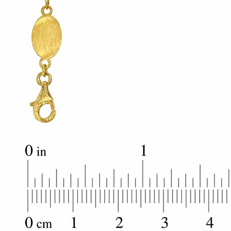 Piara™ Pink Chalcedony Necklace in Sterling Silver with 18K Gold Plate - 35.25
