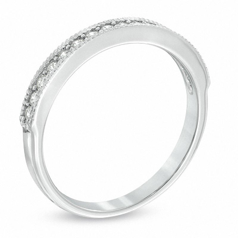 Sirena™ 0.25 CT. T.W. Diamond Milgrain Wedding Band in 14K Gold|Peoples Jewellers