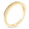 Thumbnail Image 2 of Sirena™ 0.25 CT. T.W. Diamond Milgrain Wedding Band in 14K Gold