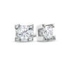 Thumbnail Image 1 of 0.15 CT. T.W. Canadian Certified Diamond Solitaire Stud Earrings in 14K White Gold (I/I2)