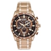 Thumbnail Image 0 of Men's Citizen Eco-Drive® PCAT Chronograph Rose-Tone Watch with Brown Dial (Model: AT4106-52X)