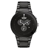 Men's Citizen Eco-Drive® Axiom Chronograph Black IP Watch with Black Dial (Model: AT2245-57E)