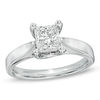 Thumbnail Image 0 of Celebration Canadian Ideal 1.00 CT. Princess-Cut Diamond Ring in 14K White Gold (I/I1)