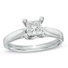 Thumbnail Image 1 of Canadian Ideal 0.70 CT. Princess-Cut Certified Diamond Ring in 14K White Gold (I/I1)
