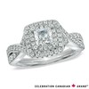 Thumbnail Image 0 of Celebration Canadian Ideal 1.00 CT. T.W. Princess-Cut Diamond Ring in 14K White Gold (I/I1)