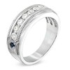 Thumbnail Image 2 of Vera Wang Men's 0.95 CT. T.W. Diamond Wedding Band in 14K White Gold