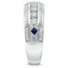 Thumbnail Image 3 of Vera Wang Men's 0.95 CT. T.W. Diamond Wedding Band in 14K White Gold