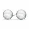 Thumbnail Image 1 of 5.0mm Ball Stud Earrings in 14K White Gold