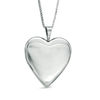 Thumbnail Image 0 of Heart-Shaped Locket in Sterling Silver