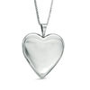 Thumbnail Image 1 of Heart-Shaped Locket in Sterling Silver