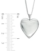 Thumbnail Image 1 of Heart-Shaped Locket in Sterling Silver