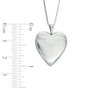Thumbnail Image 2 of Heart-Shaped Locket in Sterling Silver