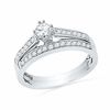 Thumbnail Image 0 of 0.45 CT. T.W. Diamond Bridal Set in 10K White Gold