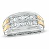 Men's 1.00 CT. T.W. Diamond Anniversary Band in 10K Two-Tone Gold