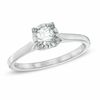 0.37 CT. Diamond Solitaire Engagement Ring in 10K White Gold