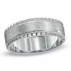 Thumbnail Image 0 of Men's 7.0mm Wedding Band in 10K White Gold - Size 10