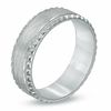 Thumbnail Image 1 of Men's 7.0mm Wedding Band in 10K White Gold - Size 10