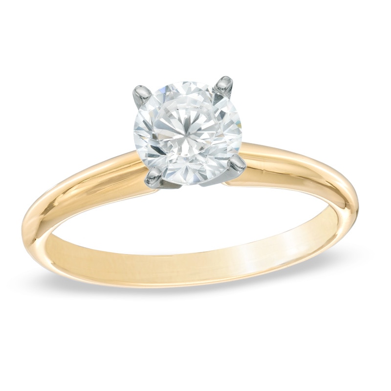 1.00 CT. T.W. Certified Diamond Solitaire Engagement Ring in 14K Gold (J/I3)|Peoples Jewellers