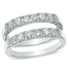 0.96 CT. T.W. Certified Canadian Diamond Solitaire Enhancer in 14K White Gold (I/I1)